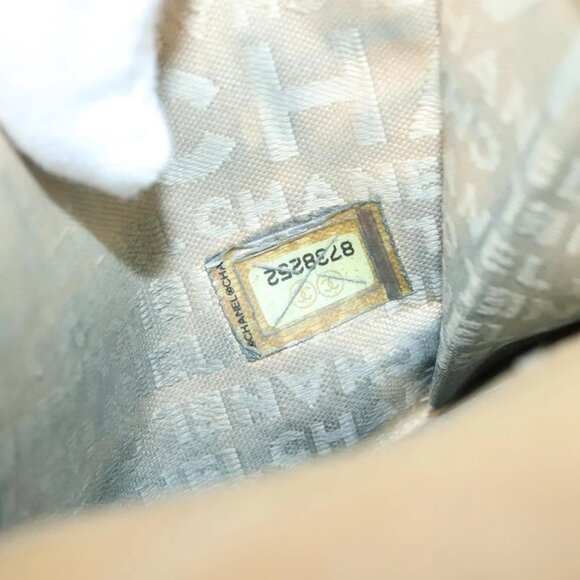 CHANEL Icon Line Bifold Wallet Leather Beige CC - Picture 11 of 16